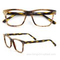 Custom Size Optical Eye Double Line Glasses Acetate Frames For Men